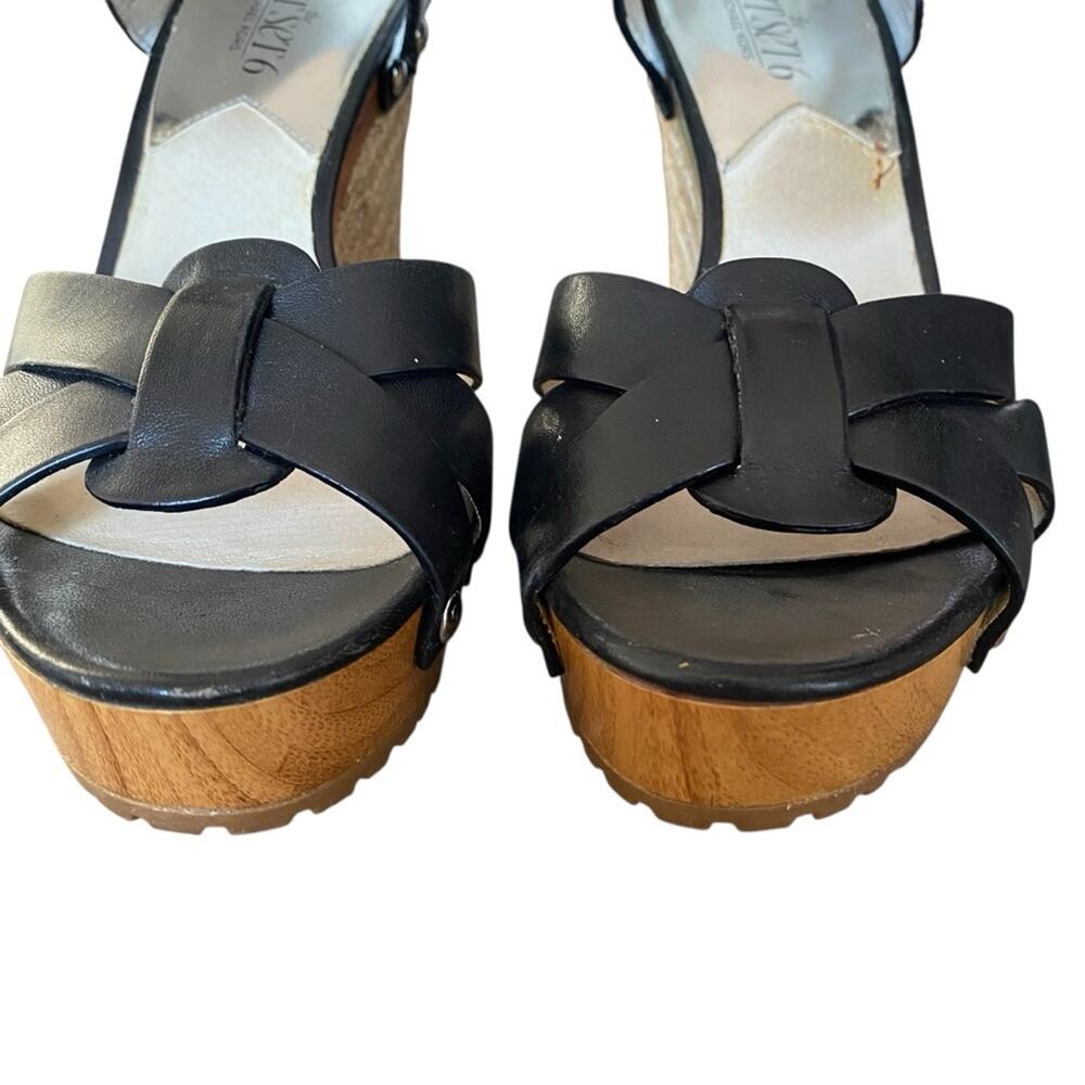 Michael Kors Somerly Platform Studded Leather Espadrille Wedge Sandal size 7 - Picture 4 of 10